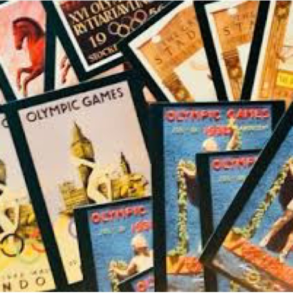 Spirit of The Olympics Grand Street Hallmark Cards Box of 20 Cards 1992 - Picture 3 of 3